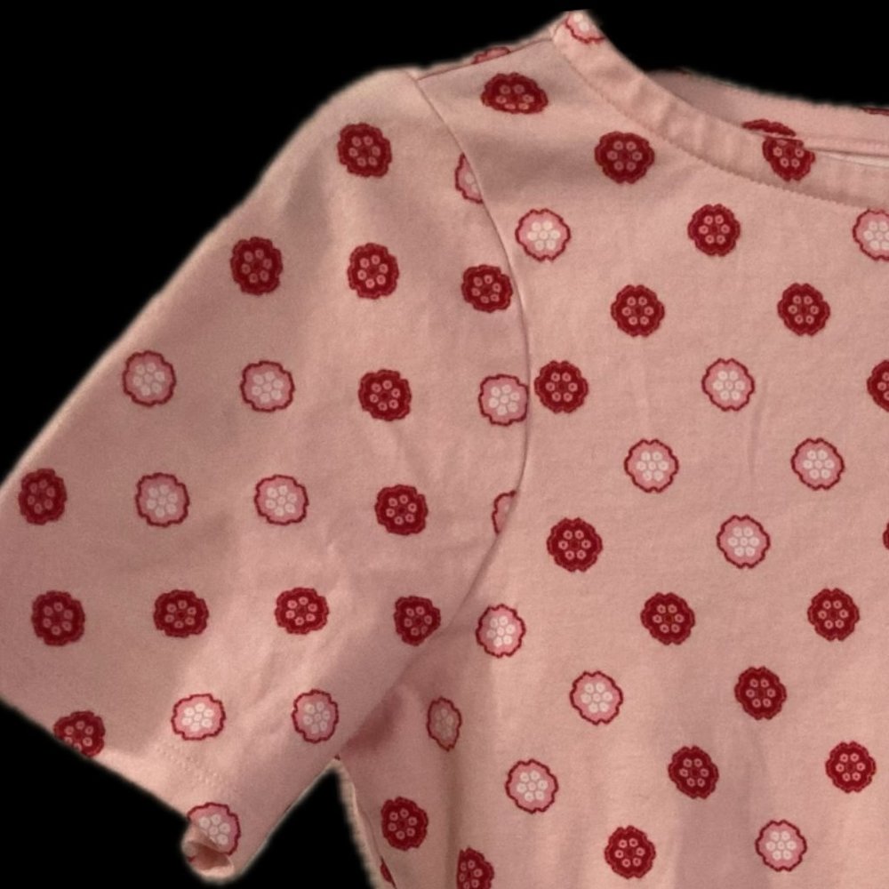 Charter Club Pink Cotton Boatneck T-Shirt